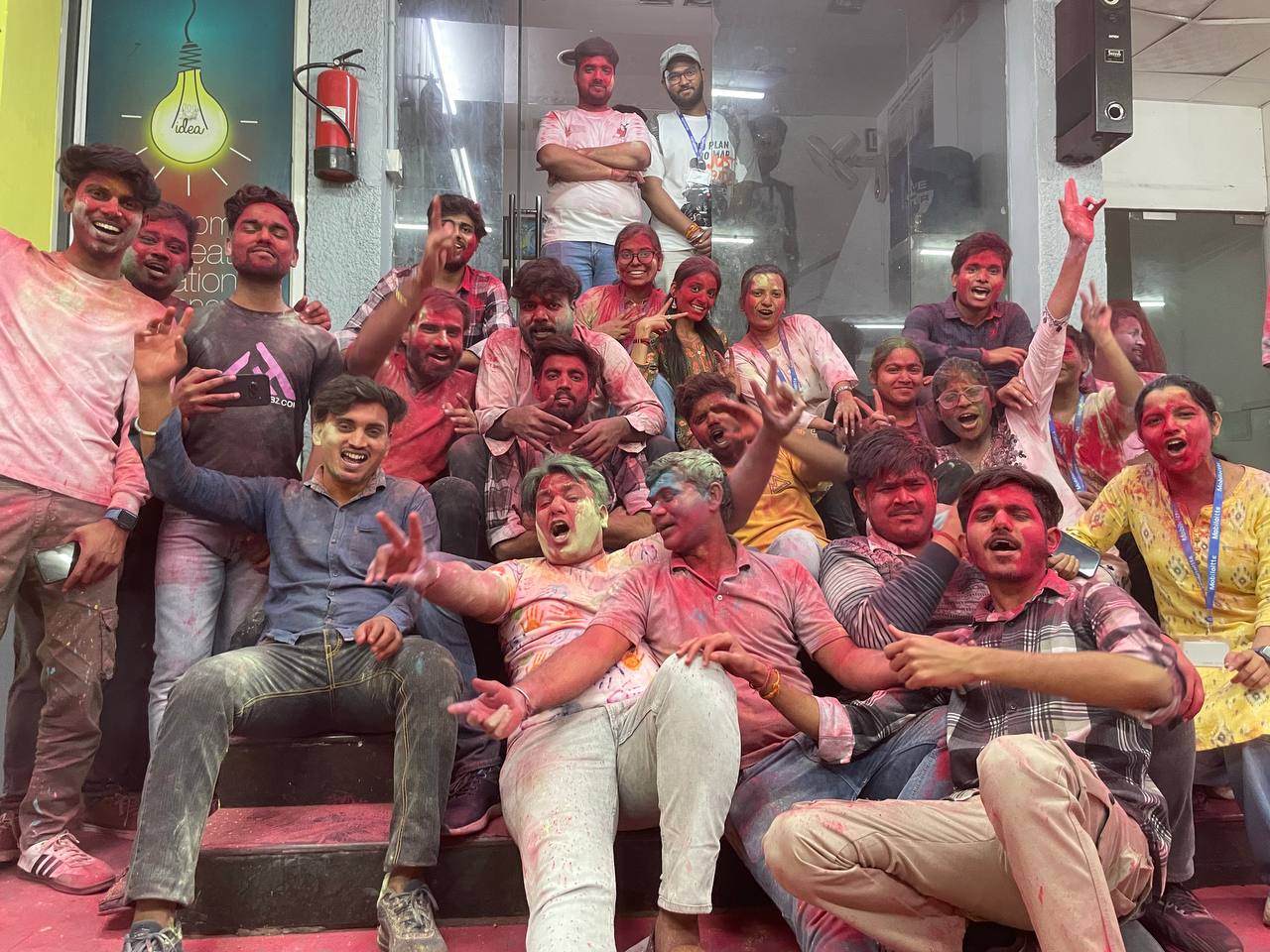 company holi celebration